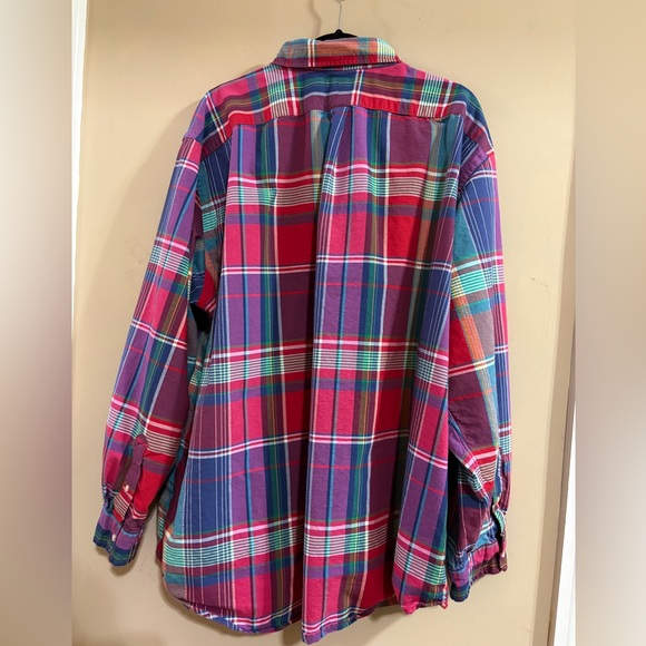 Polo Ralph Lauren Multicolor Plaid Men's Shirt 3X - Picture 2 of 7